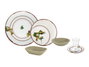 Hermia Juego de Desayuno de 25 Piezas Multicolor en Porcelana